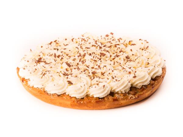 Kruisbessenvlaai met slagroom