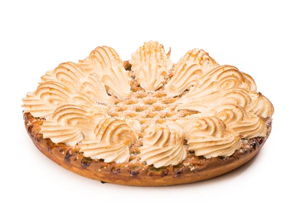 Kruisbessenvlaai met schuim